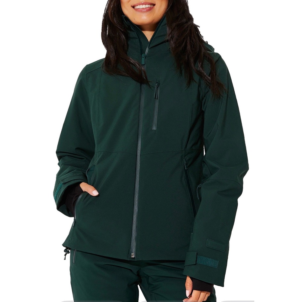 Halfdays Lawrence Ski Jacket Alpine Green Womens Medium Primaloft Waterproof
